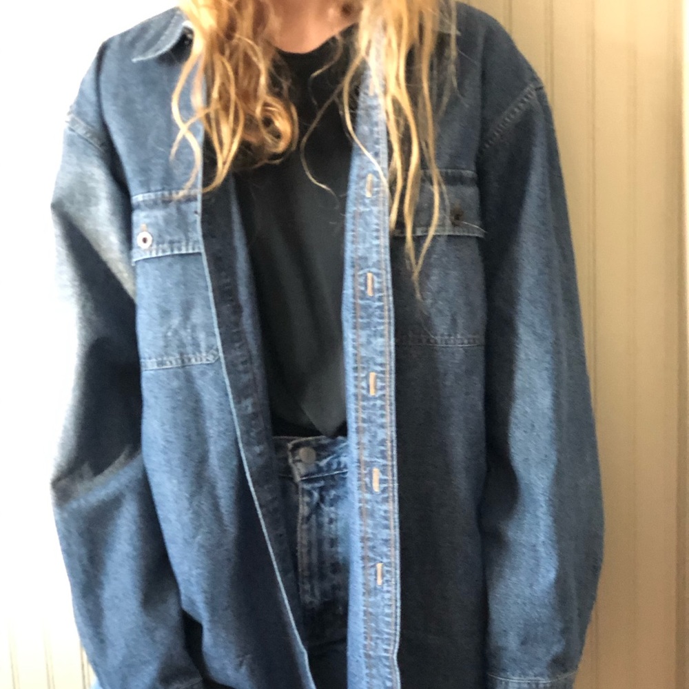 an L.L. Bean jean jacket
